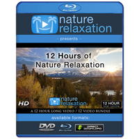 "12 Hours of Nature Relaxation" Video Bundle w Music 1080p HD