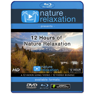 "12 Hours of Nature Relaxation" Video Bundle w Music 1080p HD