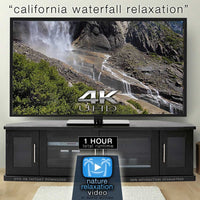 "California Waterfall Relaxation" 1 HR Dynamic 4K Nature Video