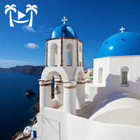 "A Day in Santorini" 1 HR Greek Islands Relaxation Video (w/Music)