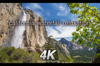 "California Waterfall Relaxation" 1 HR Dynamic 4K Nature Video