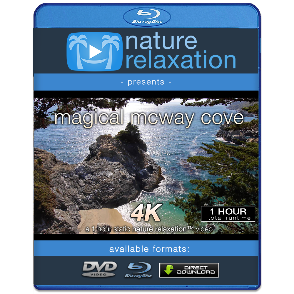 "Magical Mcway Cove" Looping 4K Nature Relaxation Video from Big Sur, California