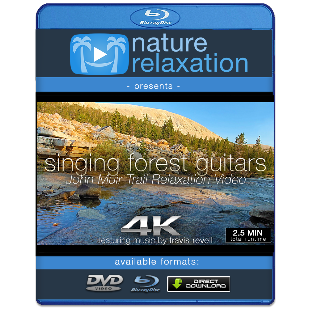 "Singing Forest Guitars" Sierra Creeks 2 Miin Relaxing 4K Music Video 432HZ