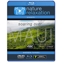 "Soaring Over Maui" 1.3 HR Aerial Film in 4K UHD w/ Music