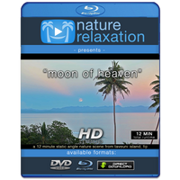 "Moon Of Heaven" Tropial Moonrise Relaxation Video HD 1080p