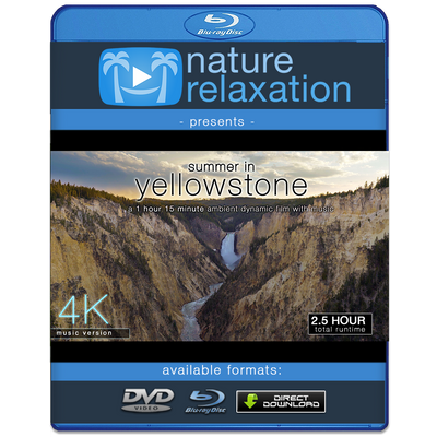 "Summer in Yellowstone" 1.25HR Dynamic 4K Ambient Nature Film w Music