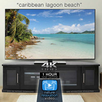"Caribbean Lagoon Beach" 1 Hour 4K Static Nature Video