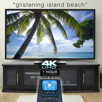 "Glistening Island Beach" 1 HR 4K Static Fiji Video