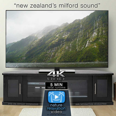 "New Zealand's Milford Sound" 5 Minute Dynamic 4K Music Video