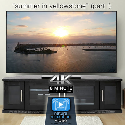 "Sunset Over Mission Bay" 8 Min 4K Aerial Nature Video w/ Music