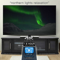 "Northern Lights Relaxation" 2 or 8HR Aurora Borealis Video 4K UHD