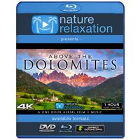 "Above the Dolomites" Italy 1 Hour Aerial 4K Nature Film + Music