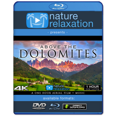 "Above the Dolomites" Italy 1 Hour Aerial 4K Nature Film + Music