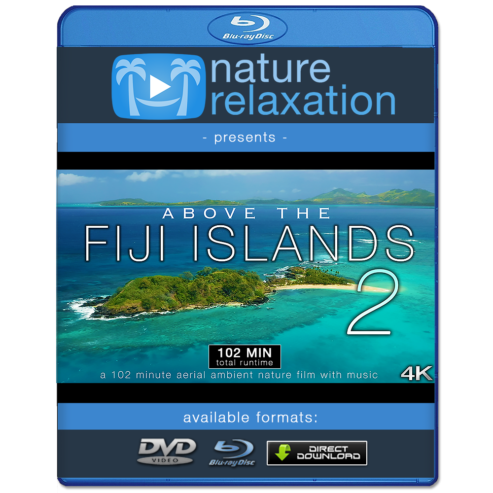 "Above the Fiji Islands 2" 102 Minute Aerial Film in 4K UHD + Music