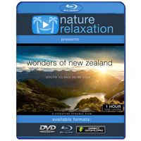 "Wonders of New Zealand: South Island" 1 HR Dynamic 4K Ambient Nature Film