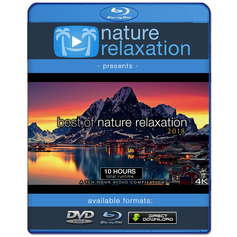 "Best of Nature Relaxation: 2018" 10 HOUR Drone Video + Music 4K