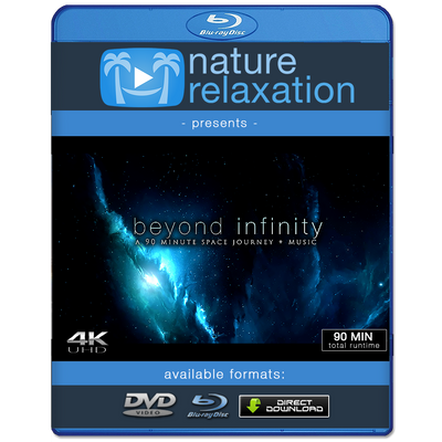 "Beyond Infinity" 90 Minute Space Voyage Video + Music in 4K