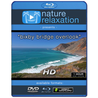 "Bixby Bridge Overlook" 1 HR Static Nature Scene HD 1080p