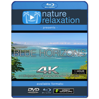"Blue Horizons" 1 HR 4K Nature Relaxation Color Therapy Video