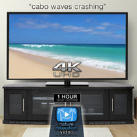 "Cabo Waves Crashing" 1 Hour Still 4K Nature Relaxation Video