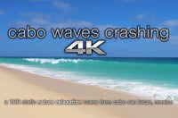 "Cabo Waves Crashing" 1 Hour Still 4K Nature Relaxation Video