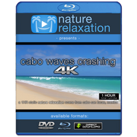 "Cabo Waves Crashing" 1 Hour Still 4K Nature Relaxation Video