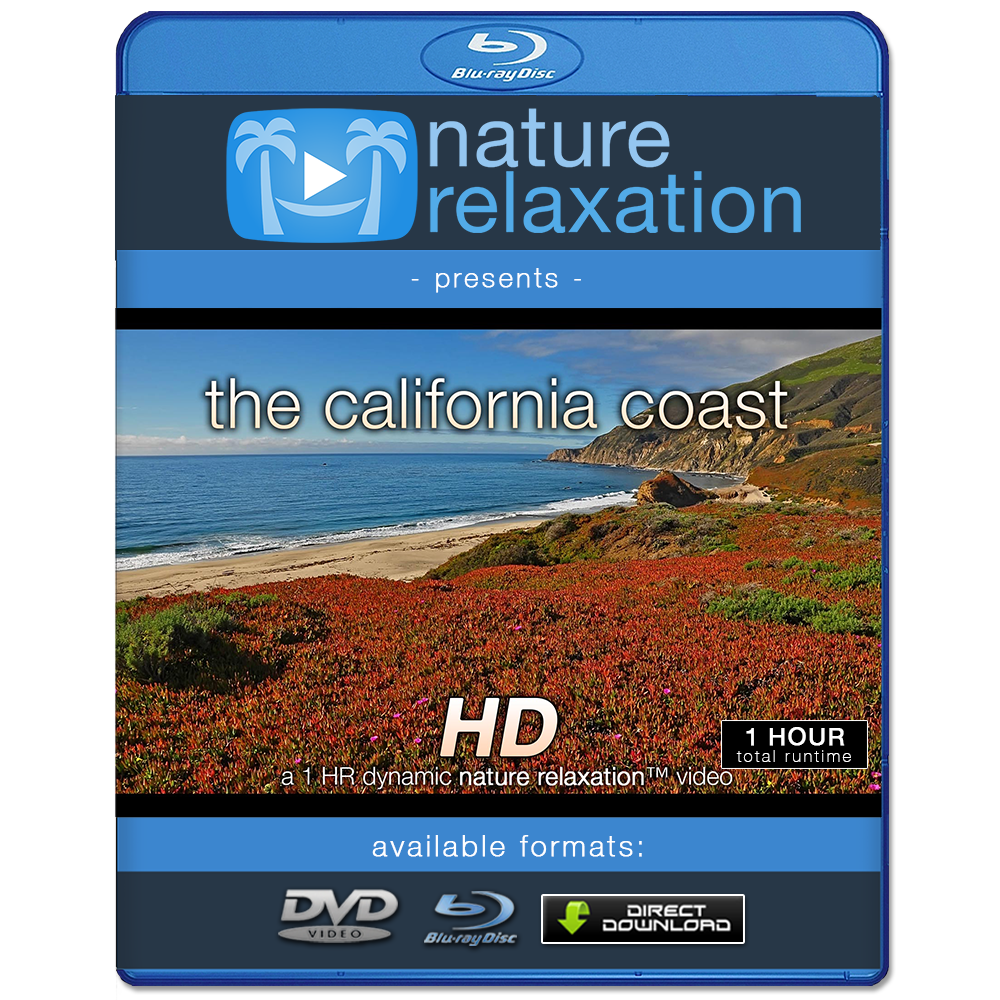 "The California Coast" HD Nature Relaxation Video 1 Hour 1080p