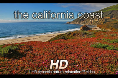 "The California Coast" HD Nature Relaxation Video 1 Hour 1080p
