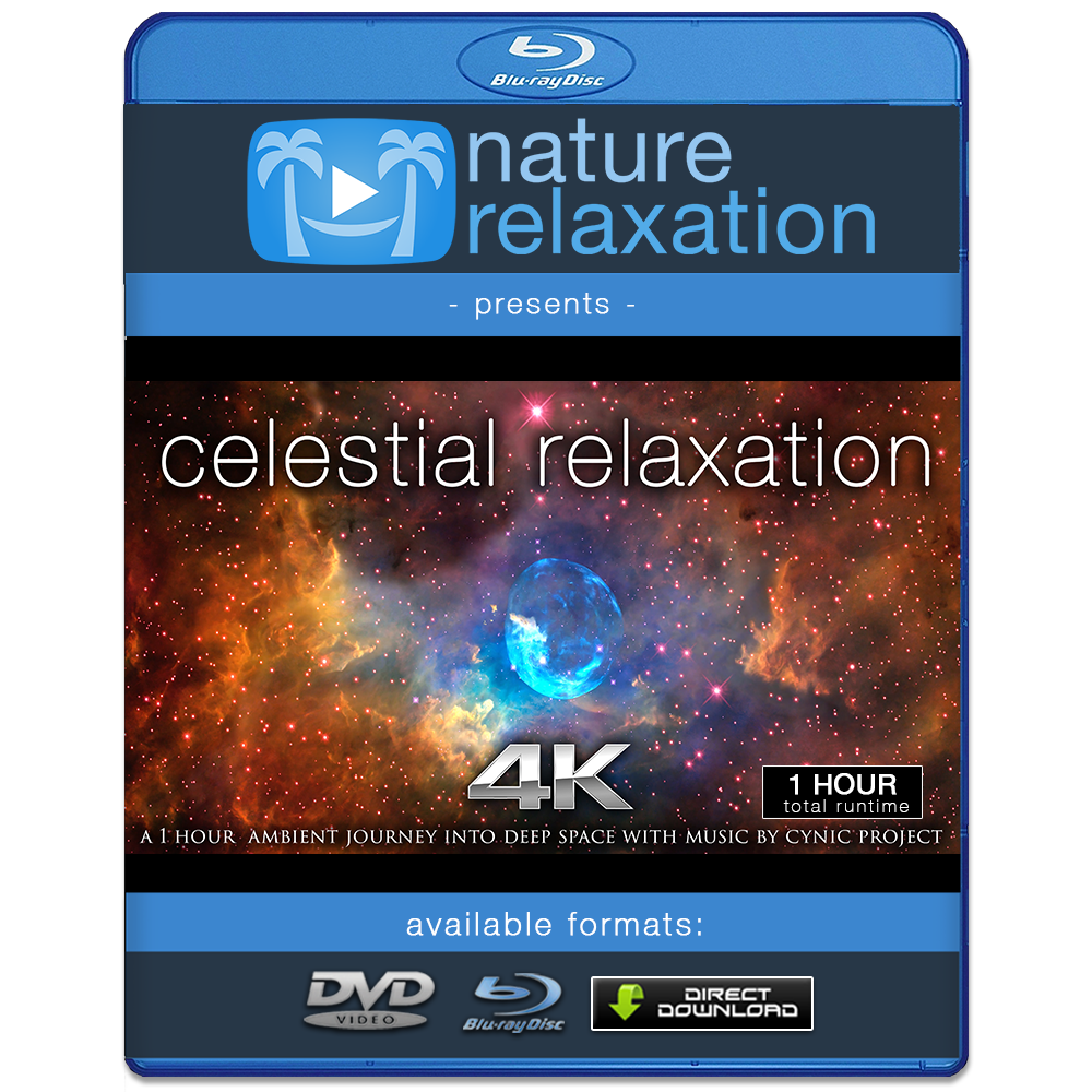 "Celestial Relaxation" NASA Space 1 HR Dynamic 4K Video w Music