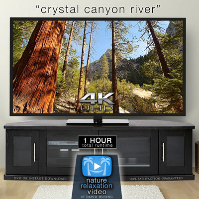 "Crystal Canyon River" 1 HR Dynamic 4K UHD Nature Video