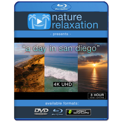 "A Day in San Diego" 3 Hours of Pure 4K Coastal Beach Scenes