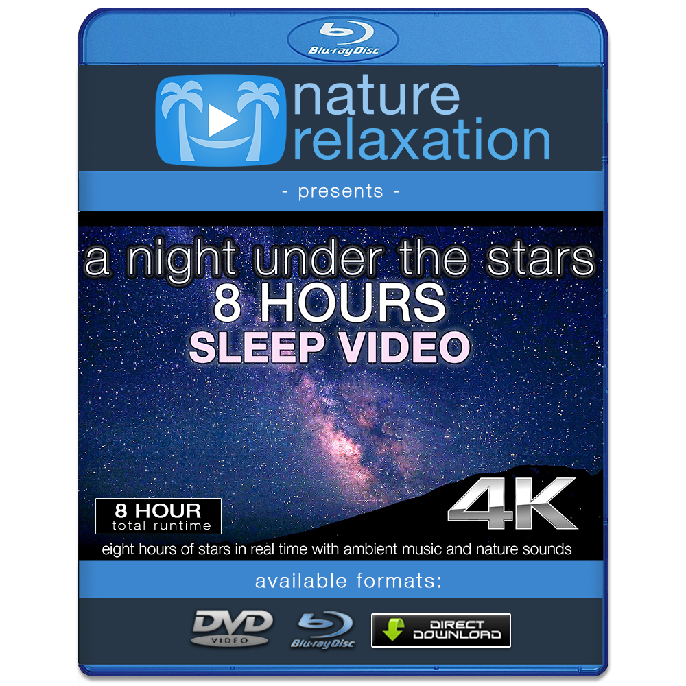 "A Night Under the Stars" 8 HR Sleep Enhancing Timelapse Video 4K