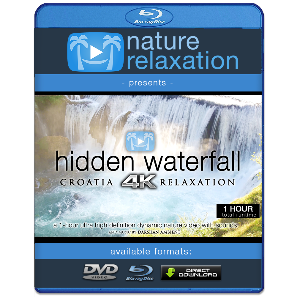 "Hidden Waterfall Relaxation" Croatia 1 HR Dynamic 4K Nature Video