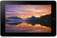 "Glorious Glacier Sunrise" 1 HR Static Nature Video  HD 1080p