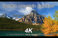 "Golden Mountain Paradise" 1 HR Dynamic 4K UHD Nature Video