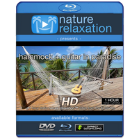 "Hammock + Guitar in Paradise" 1 HR Static Nature Video Scene HD