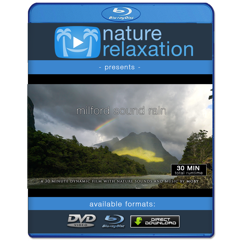 "Milford Sound Ambient Rain" 30 MIN Dynamic Nature Video 4K