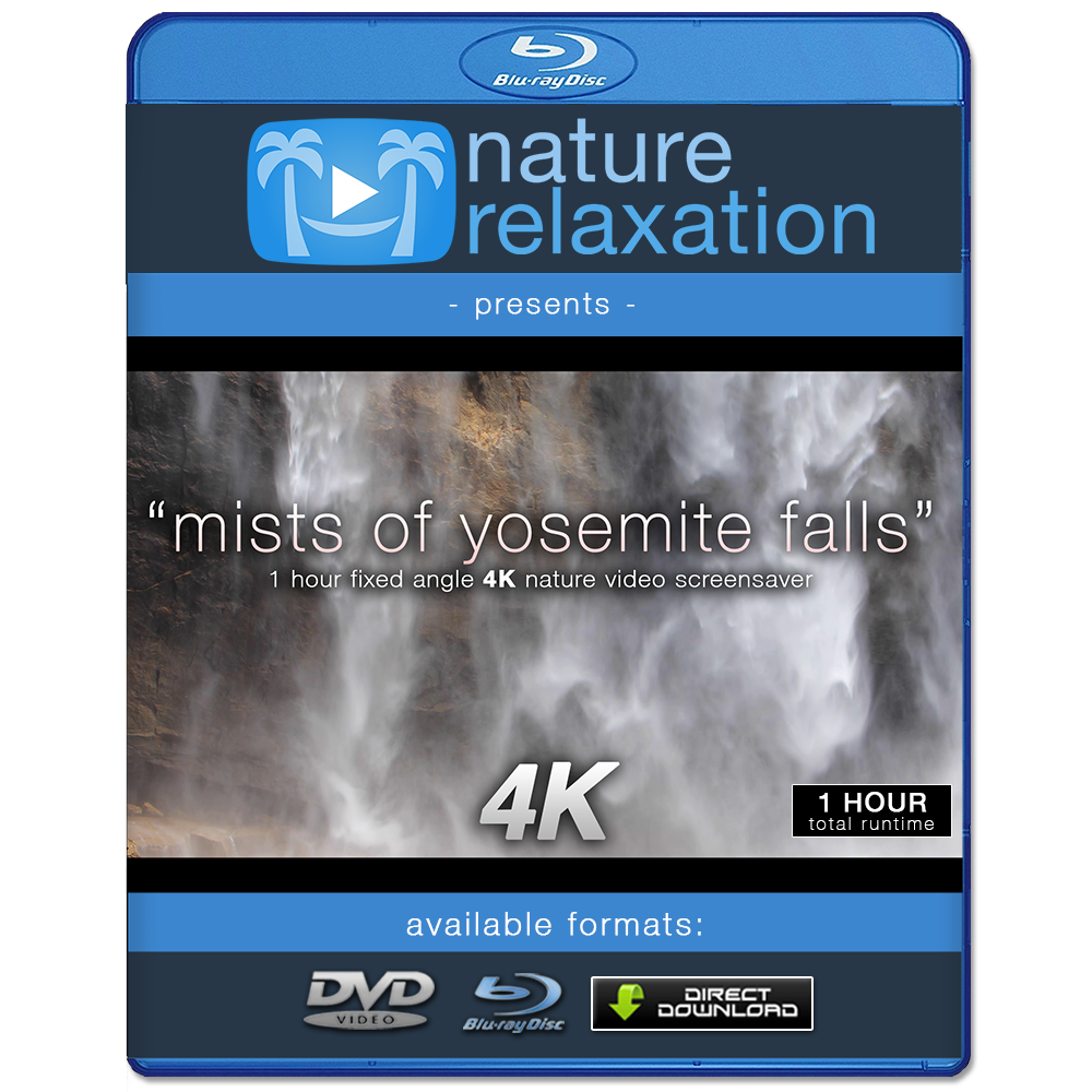 "Mists of Yosemite Falls" 1 Hour Static 4K Nature Relaxation Video