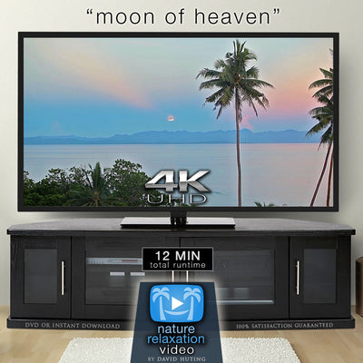 "Moon Of Heaven" Tropial Moonrise Relaxation Video HD 1080p