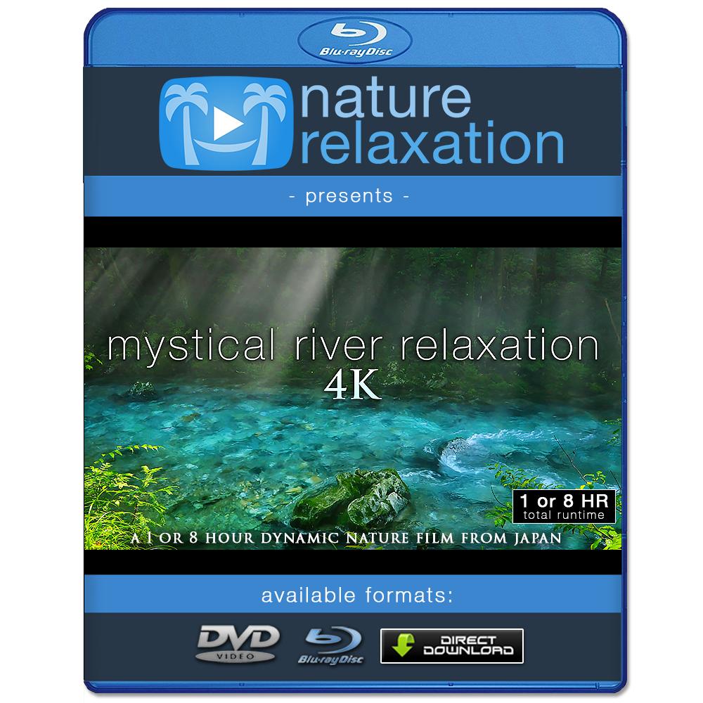 "Mystical River Relaxation" Japan 1 or 8 Hour Nature Film + Sounds in 4K UHD
