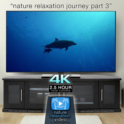 "Nature Relaxation Journey" Part III 2.5 HR Dynamic Video w Music 4K