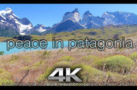 "Peace in Patagonia" 10 MIN 4K Dynamic Relaxation Video w Music