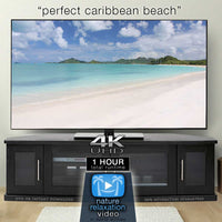"Perfect Caribbean Beach" 1 Hour 4K Static Nature Video