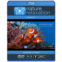 "Rainbow Reef Relaxation" 1, 3 or 11 HR Dynamic Underwater Film + Music