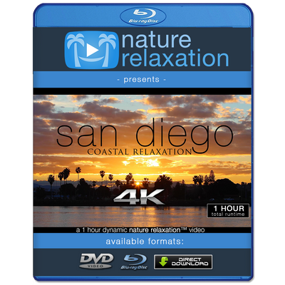 "San Diego Coastal Relaxation" 1 HR Dynamic 4K Nature Video