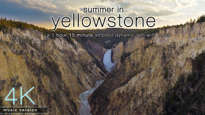 "Summer in Yellowstone" 1.25HR Dynamic 4K Ambient Nature Film w Music