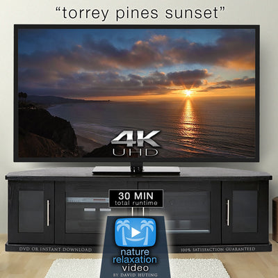 "Torrey Pines Sunset" La Jolla 30 Minute 4K Nature Relaxation Video