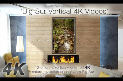 "Big Sur in 4K" 8 Spectacular Vertical-Oriented 4K Nature Scenes - Bundle