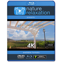 "Vineyard Skies" 1 HR Static 4K Nature Relaxation Video