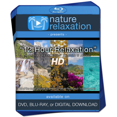 "12 Hours of Nature Relaxation" Video Bundle w Music 1080p HD